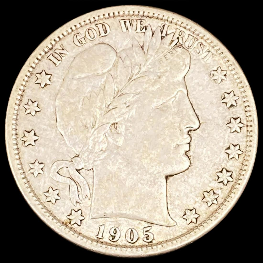 1905-O Barber Half Dollar LIGHTLY CIRCULATED (1 of 2)