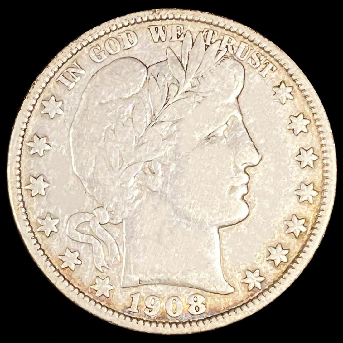1908-O Barber Half Dollar ABOUT UNCIRCULATED (1 of 2)