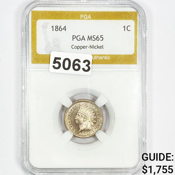 1864 Indian Head Cent PGA - MS65 Copper Nickel (1 of 2)