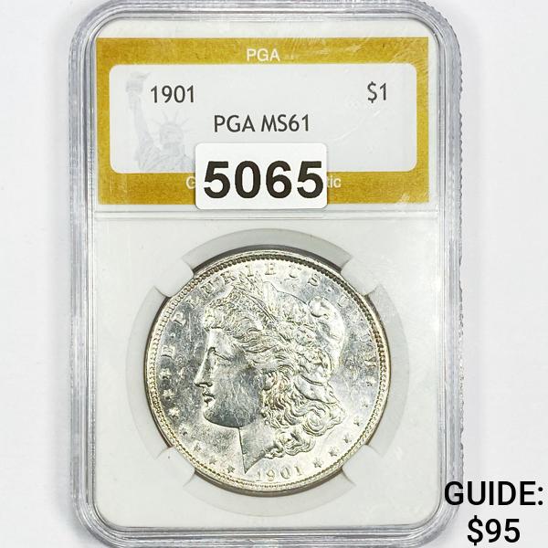 1901 Morgan Silver Dollar PGA - MS61 (1 of 2)