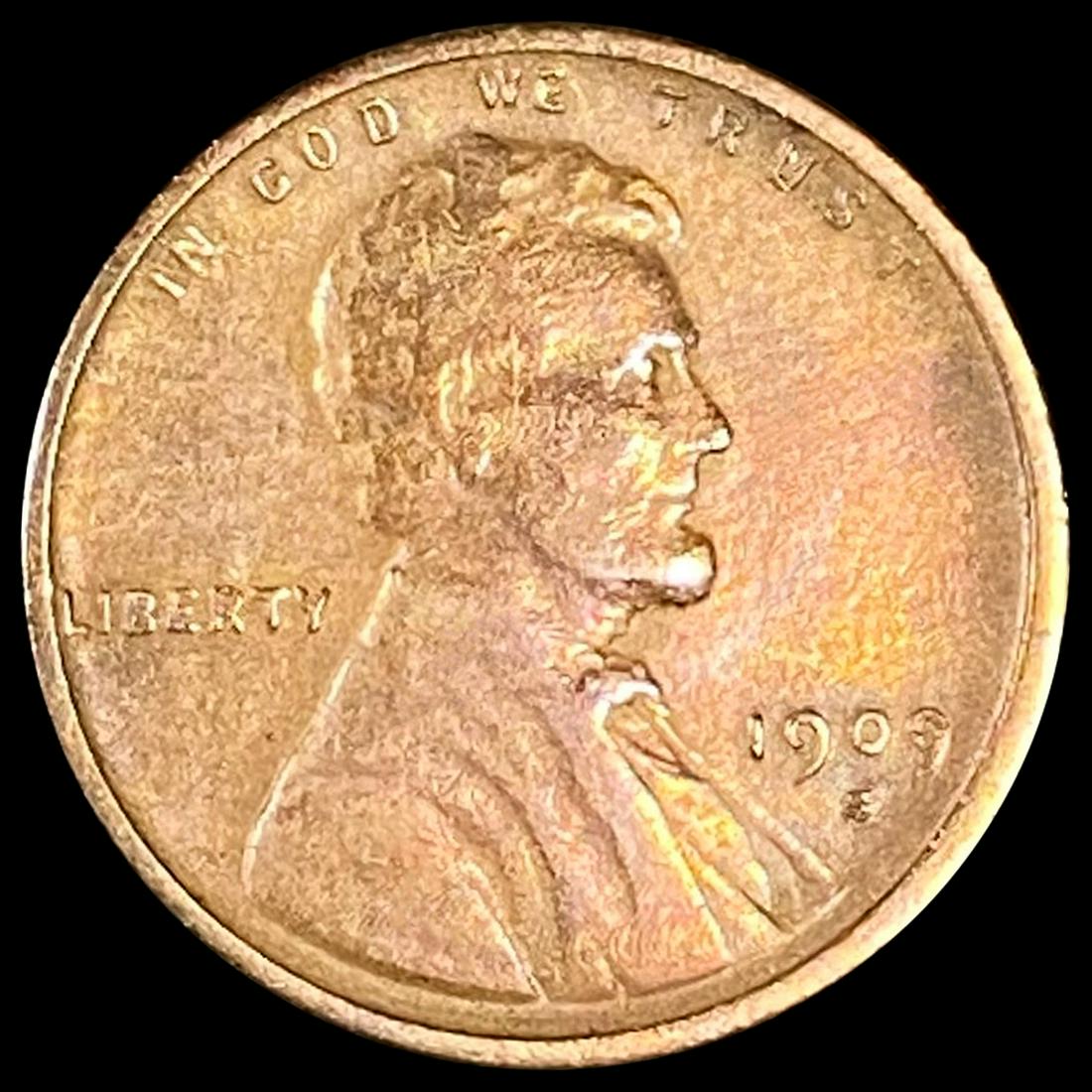 1909-S Wheat Cent CLOSELY UNCIRCULATED: 1909-S Wheat Cent CLOSELY UNCIRCULATED