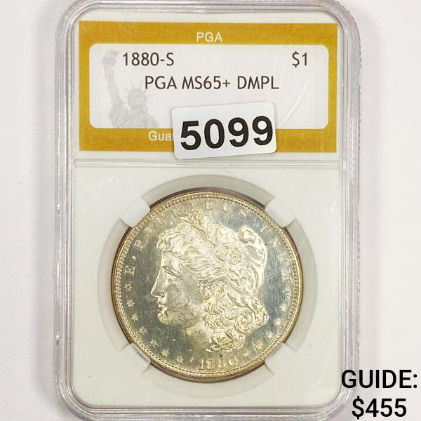 1883-O Morgan Silver Dollar PGA - MS65+PL (1 of 2)