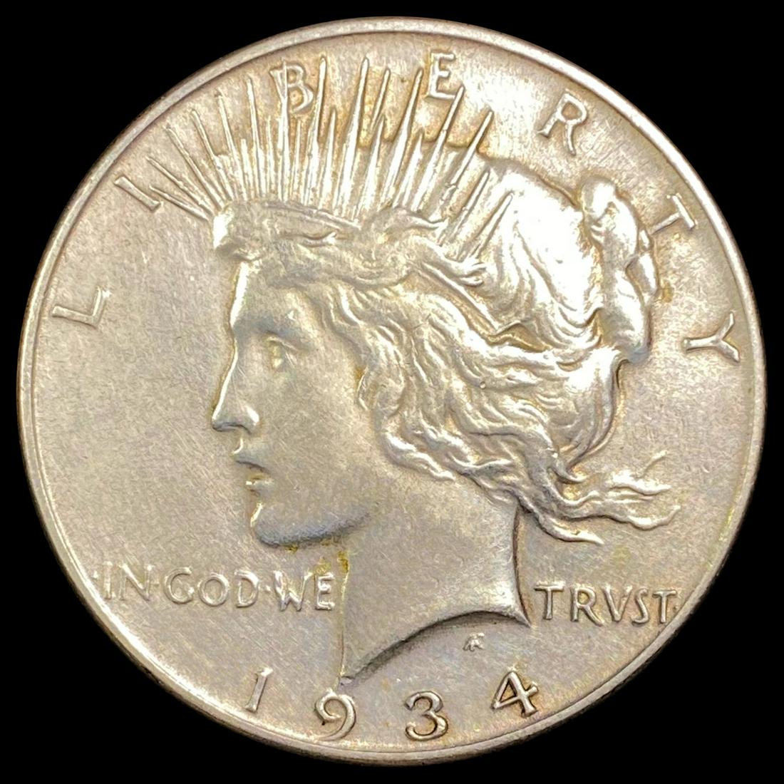 1934 Silver Peace Dollar CLOSELY UNCIRCULATED (1 of 2)
