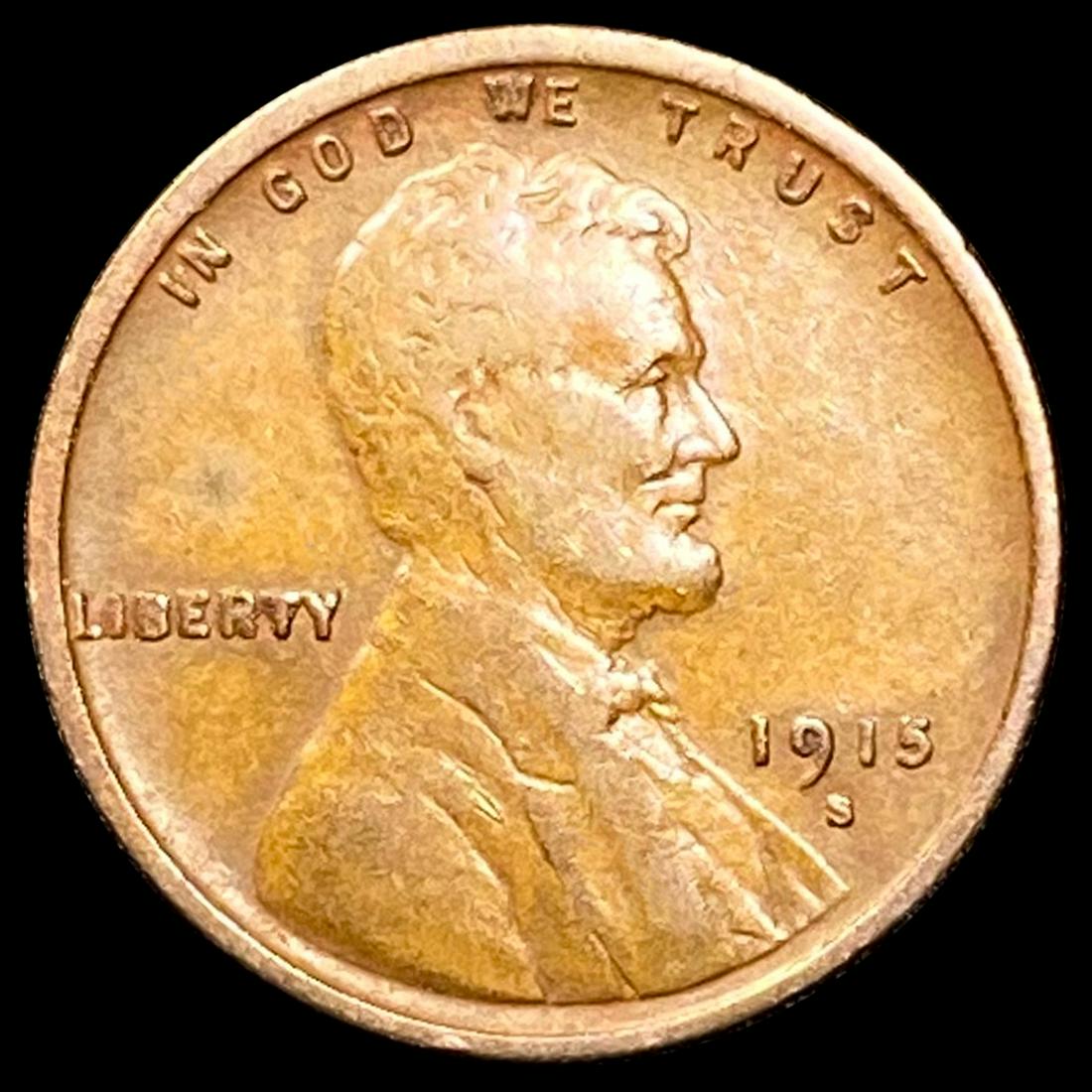 1915-S Wheat Cent CLOSELY UNCIRCULATED (1 of 2)