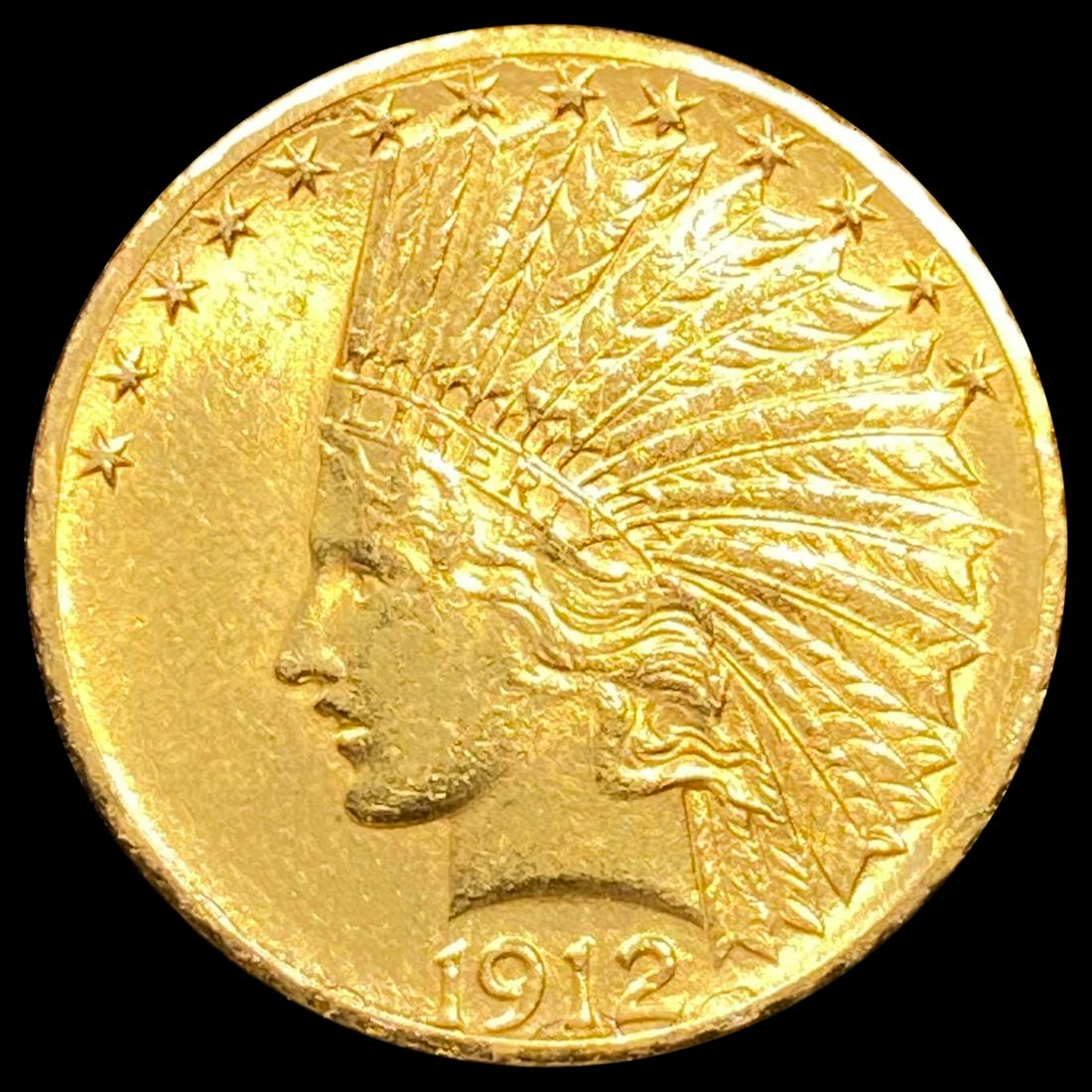 1912 $10 Gold Eagle CLOSELY UNCIRCULATED (1 of 2)