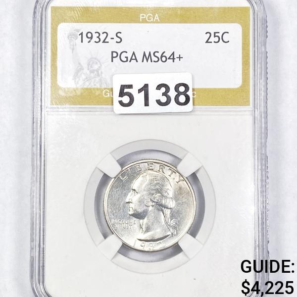 1932-S Washington Silver Quarter PGA - MS64+ (1 of 2)