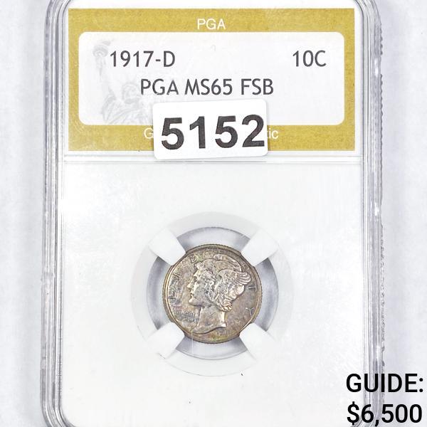 1917-D FSB Mercury Dime PGA - MS65 (1 of 2)