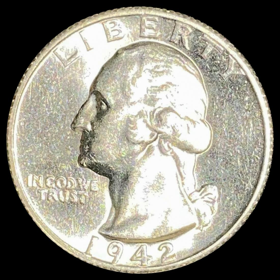 1942-S Washington Silver Quarter CHOICE BU (1 of 2)
