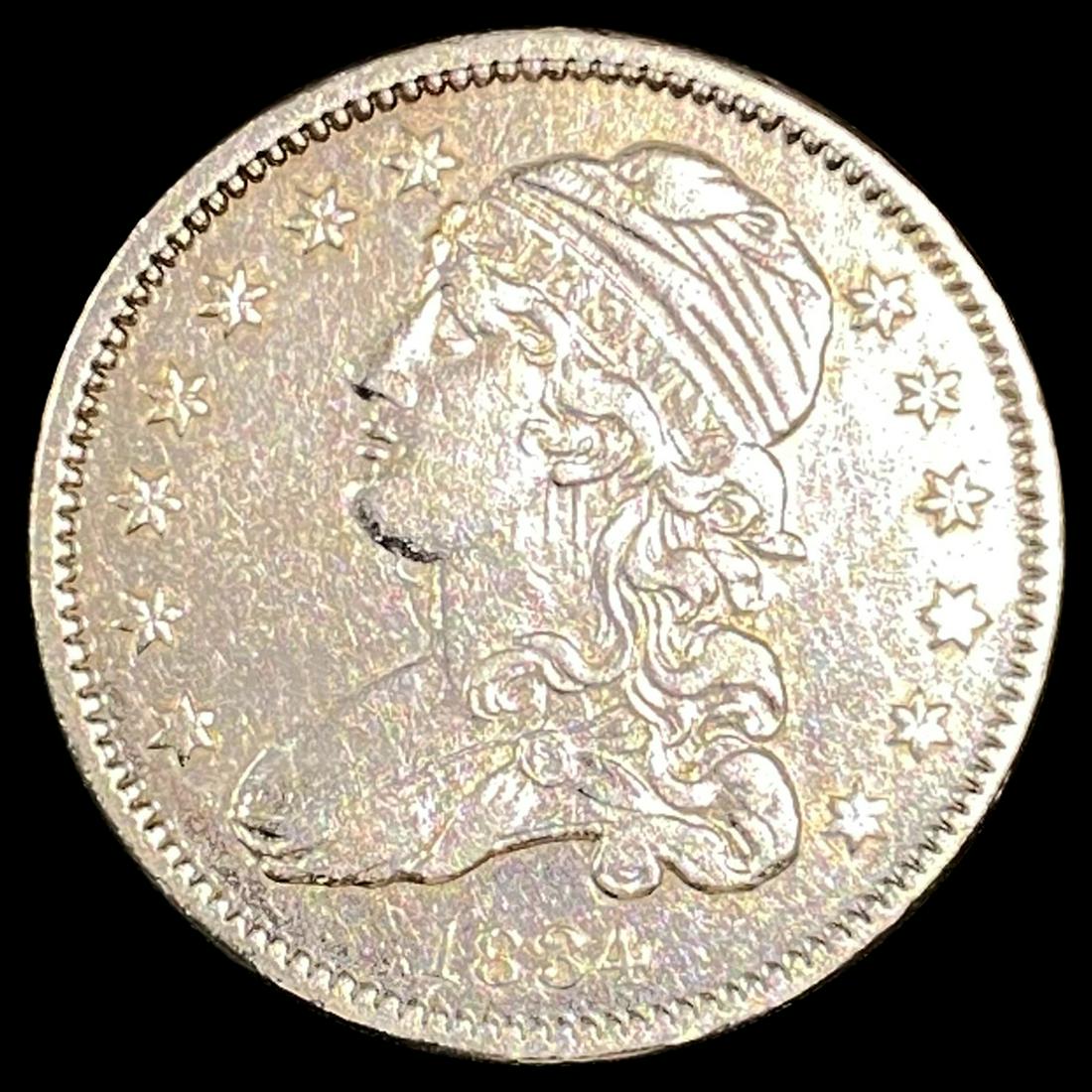 1834 Capped Bust Quarter CLOSELY UNCIRCULATED (1 of 2)