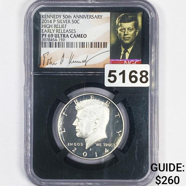 2014-P Kennedy Half Dollar NGC - PF69 UC (1 of 2)