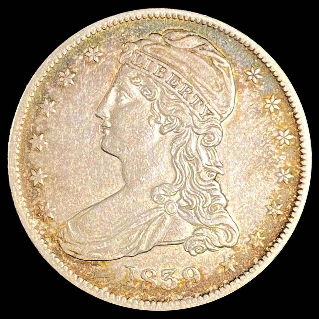 1839 Capped Bust Half Dollar UNCIRCULATED (1 of 2)