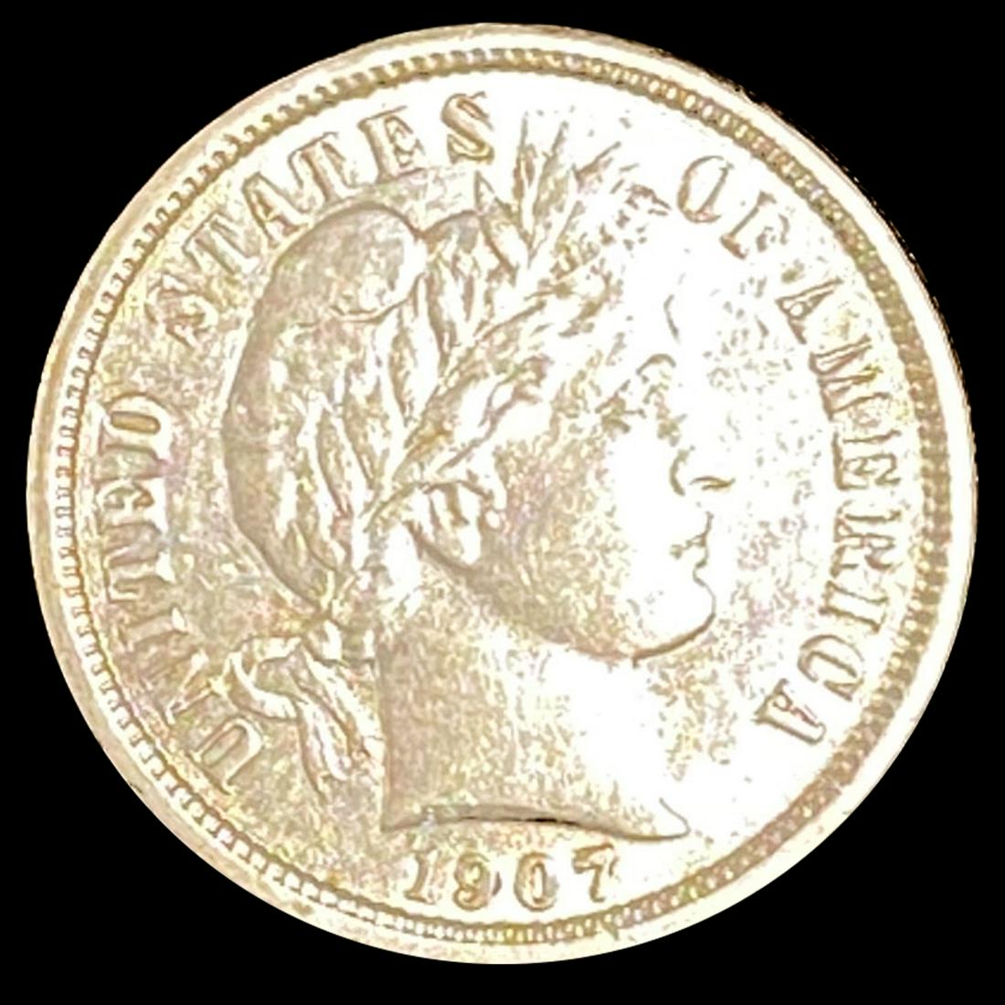 1907 Capped Bust Dime UNCIRCULATED (1 of 2)