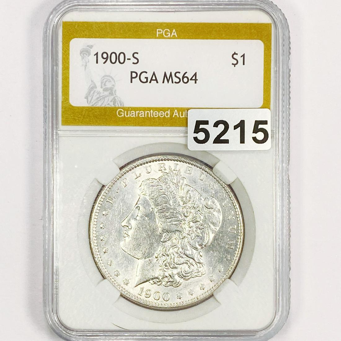 1900-S Morgan Silver Dollar PGA - MS64 (1 of 2)