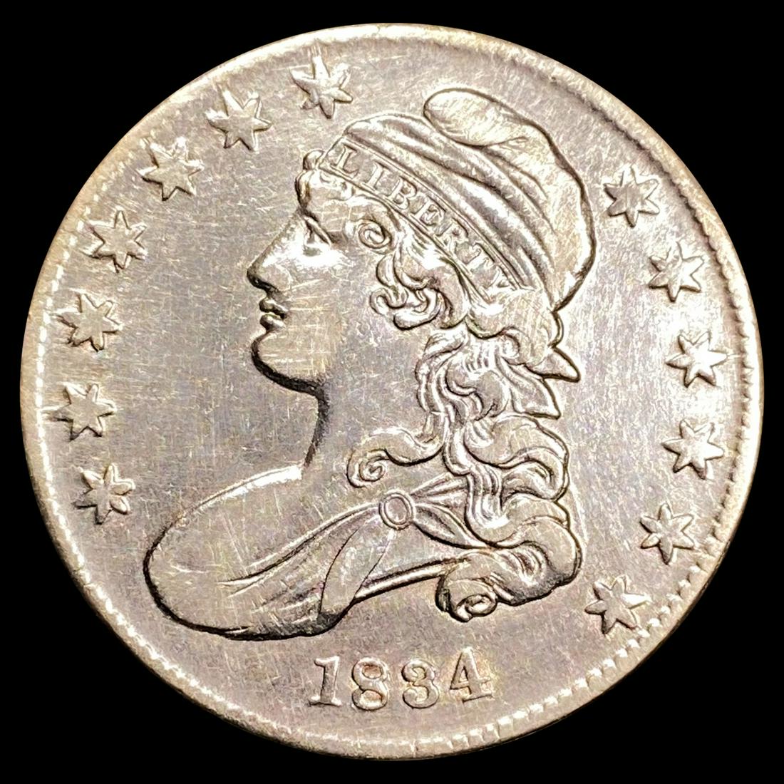 1834 Capped Bust Half Dollar NEARLY UNCIRCULATED (1 of 2)