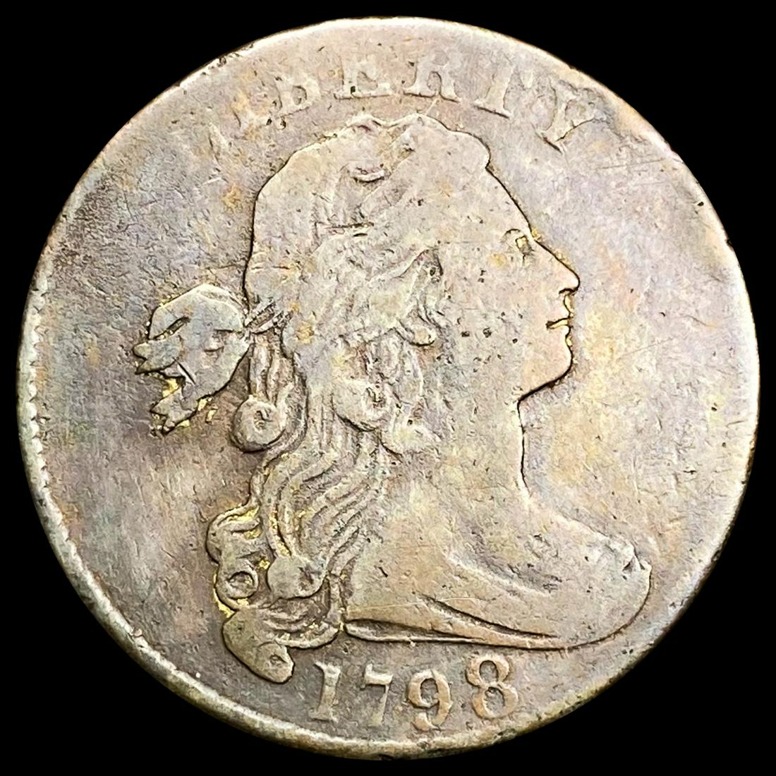 1798 Draped Bust Large Cent NICELY CIRCULATED (1 of 2)
