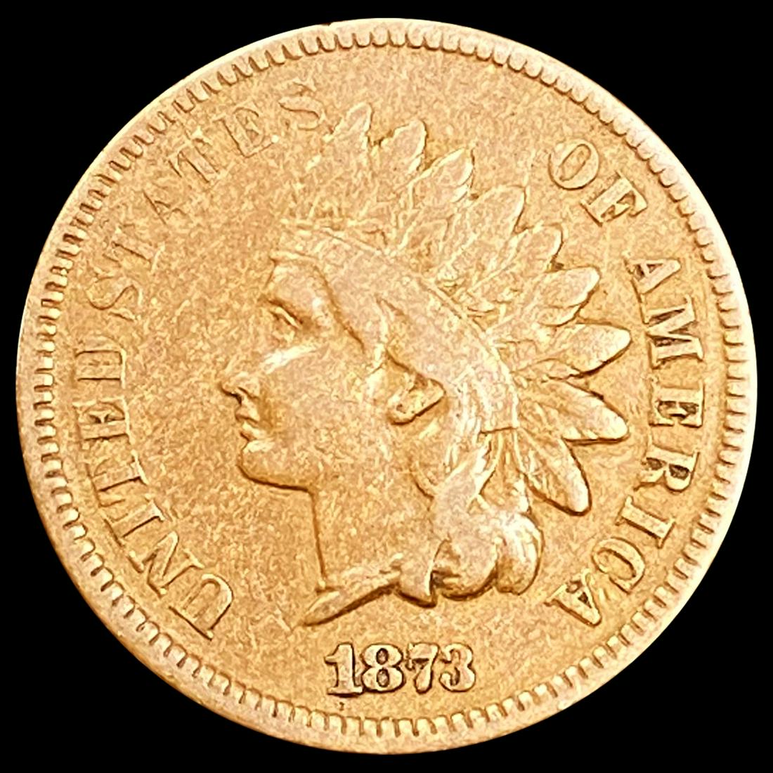 1873 Indian Head Cent NICELY CIRCULATED (1 of 2)