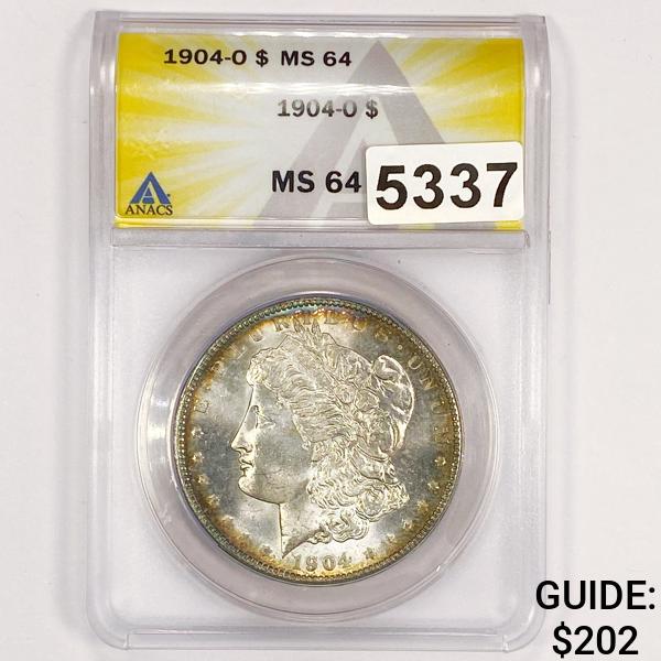 1904-O Morgan Silver Dollar ANACS - MS64 (1 of 2)