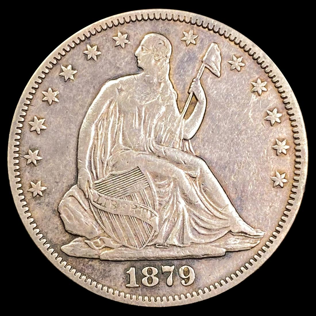 1879 Seated Liberty Half Dollar NICELY CIRCULATED (1 of 2)
