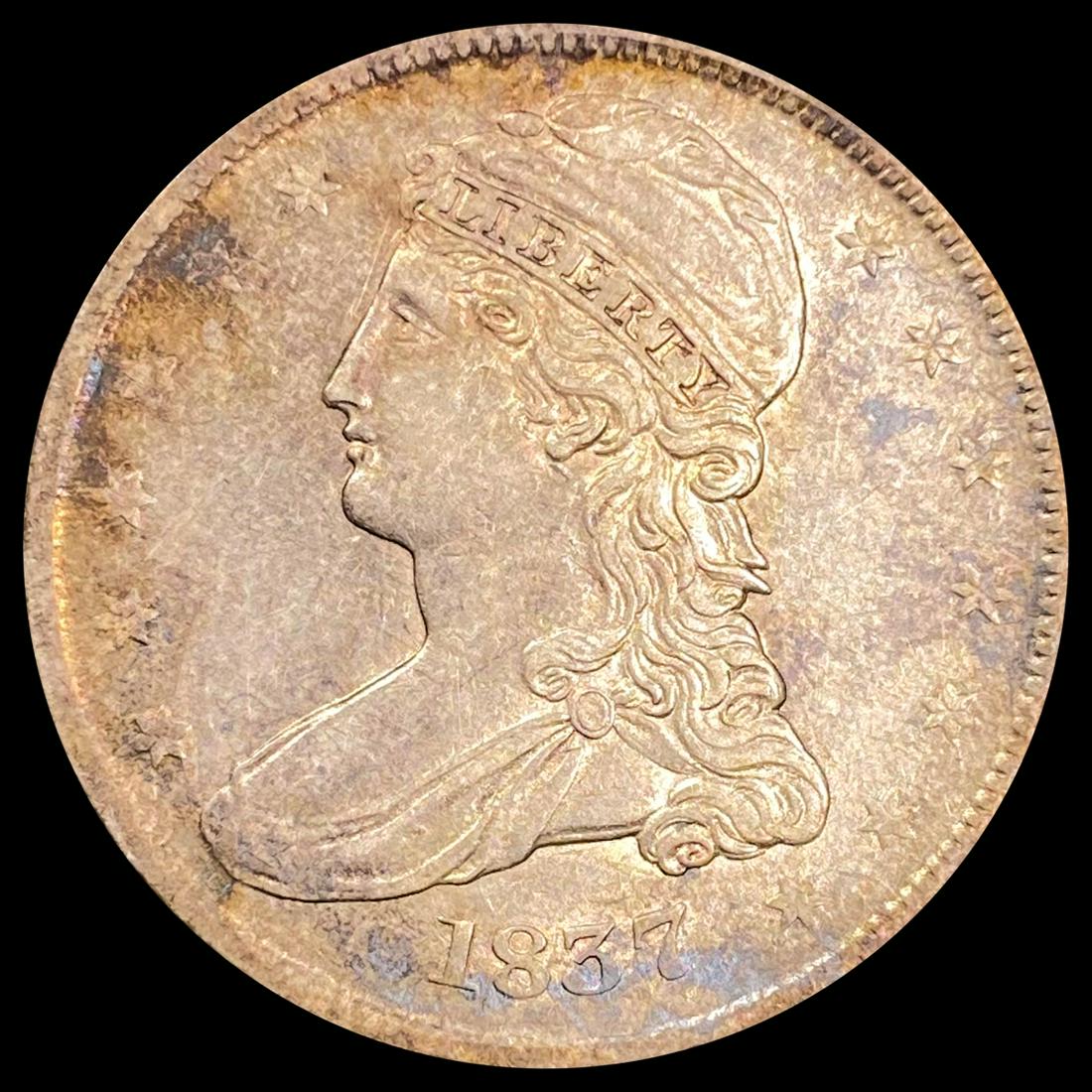 1837 Capped Bust Half Dollar CLOSELY UNCIRCULATED (1 of 2)