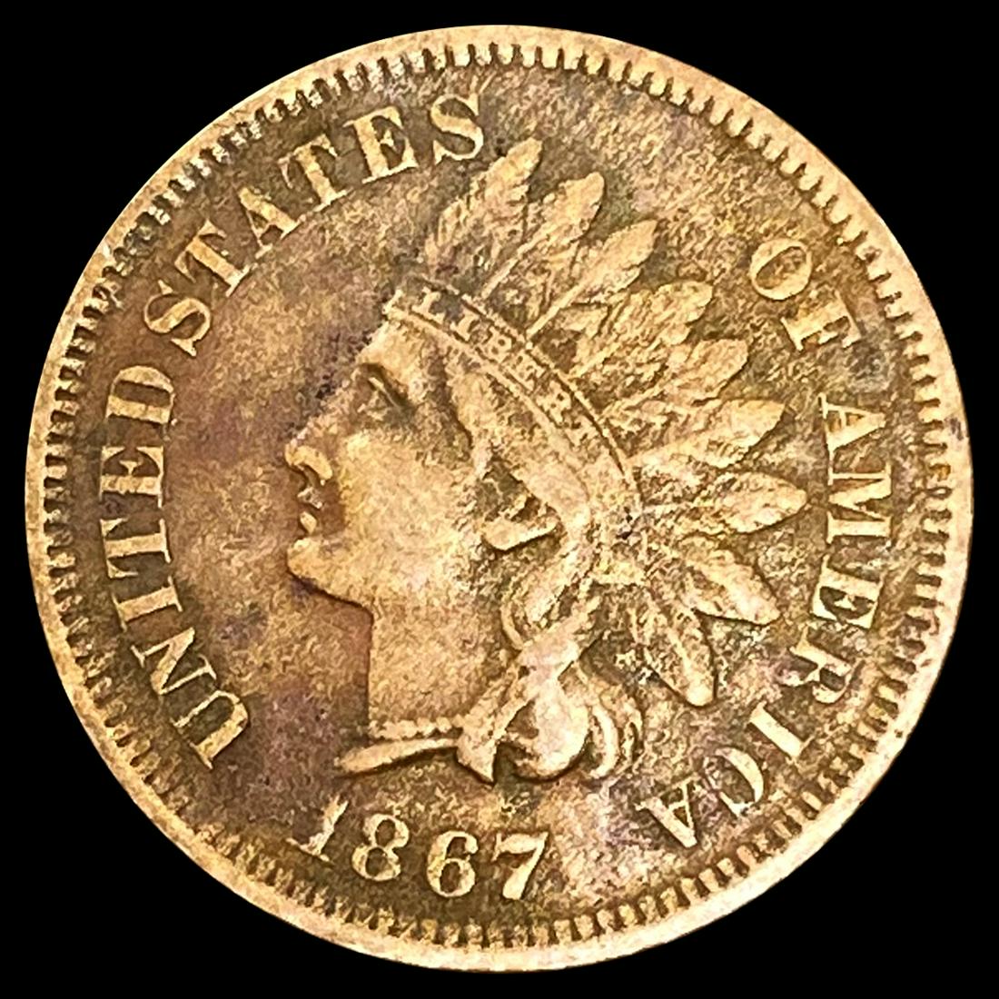 1867 Indian Head Cent LIGHTLY CIRCULATED (1 of 2)