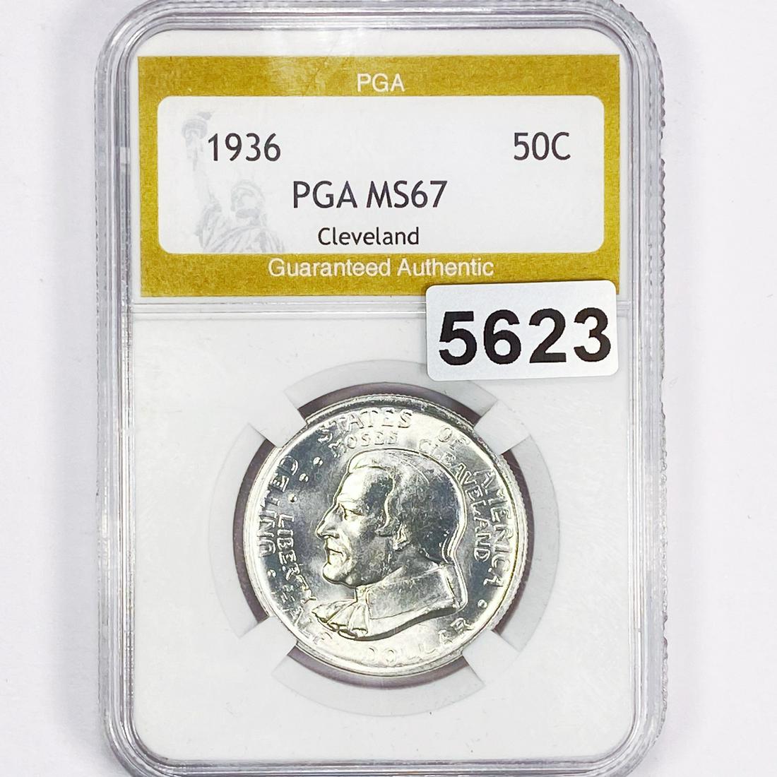 1936 Cleveland Half Dollar PGA - MS67 (1 of 2)
