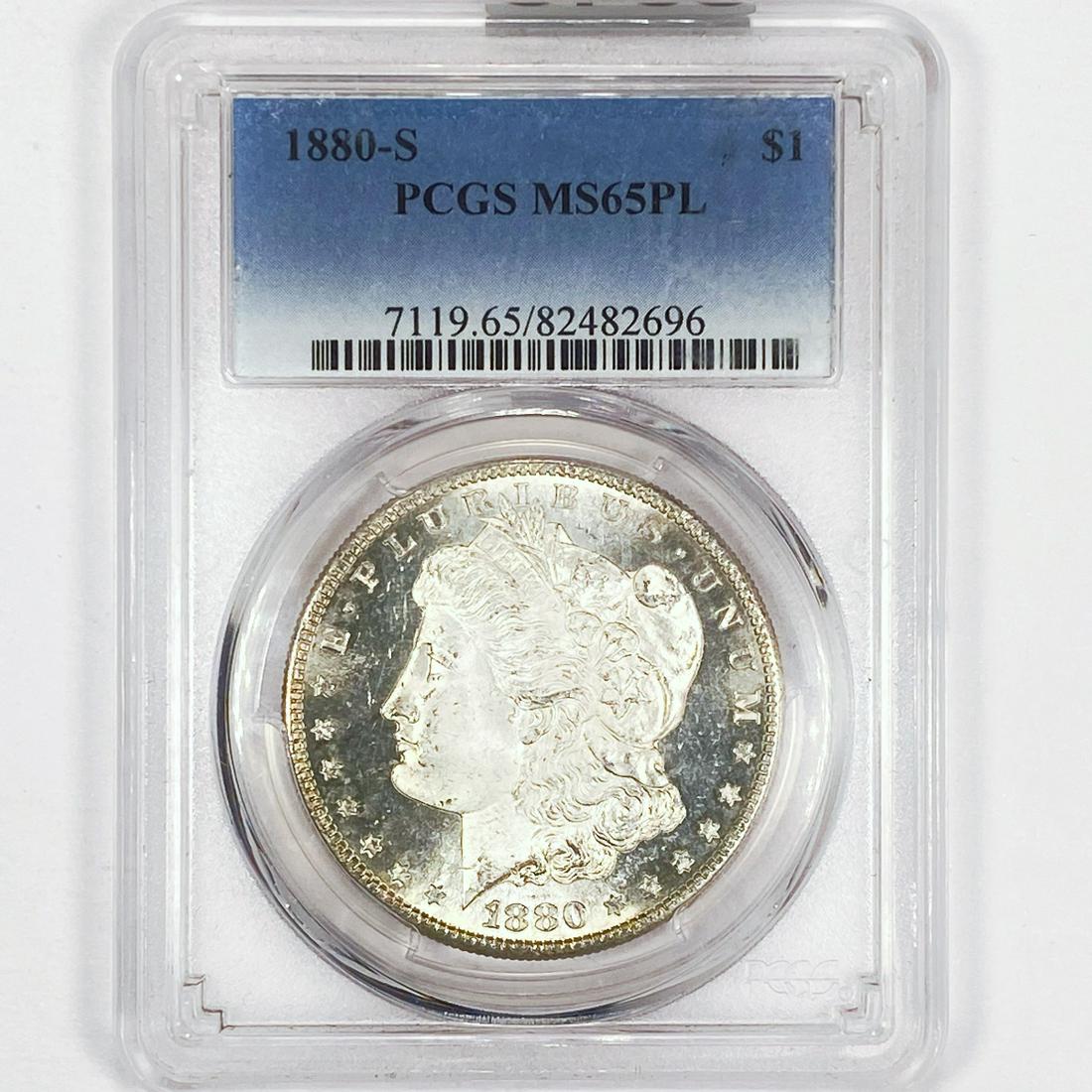 1880-S Morgan Silver Dollar PCGS - MS65 PL (1 of 2)