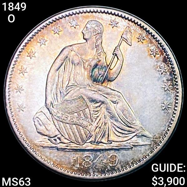1849-O Seated Liberty Half Dollar CHOICE BU (1 of 2)
