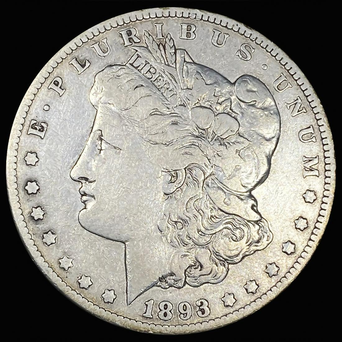 1893-CC Morgan Silver Dollar NICELY CIRCULATED (1 of 2)