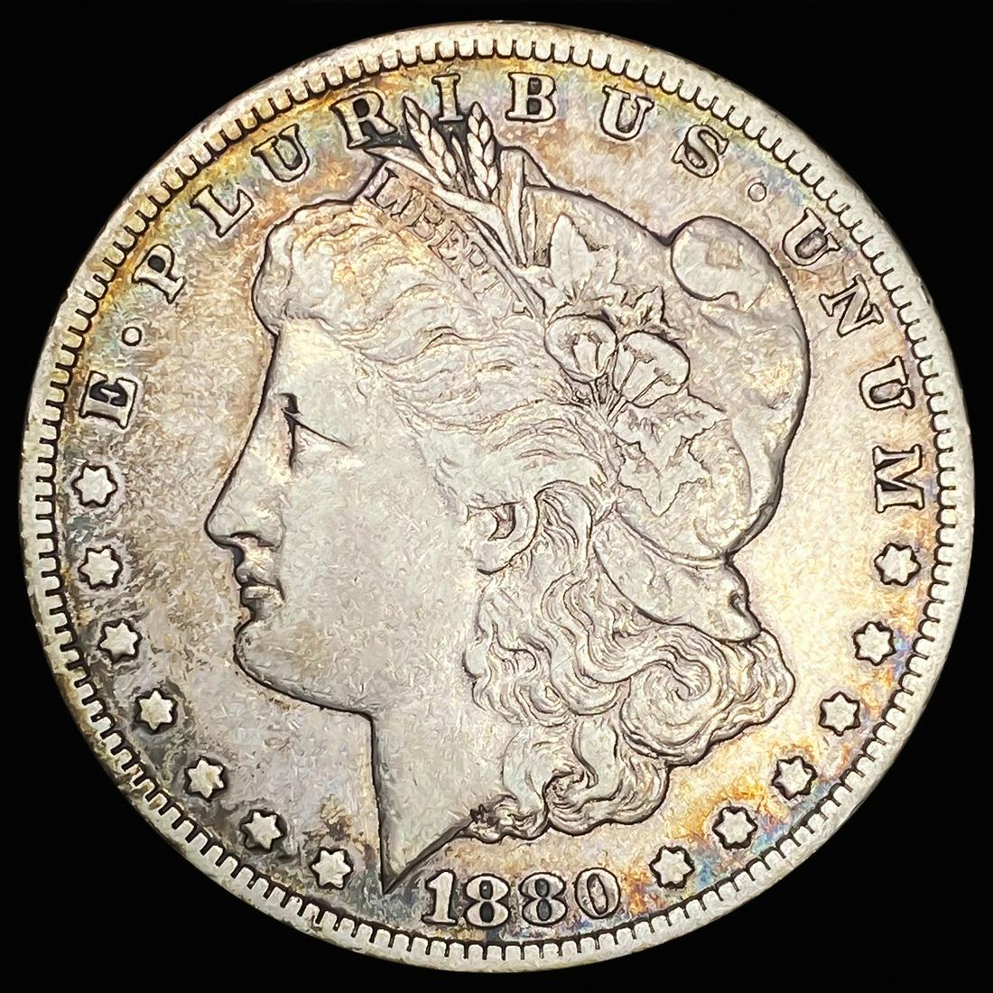 1880-CC Morgan Silver Dollar ABOUT UNCIRCULATED (1 of 2)