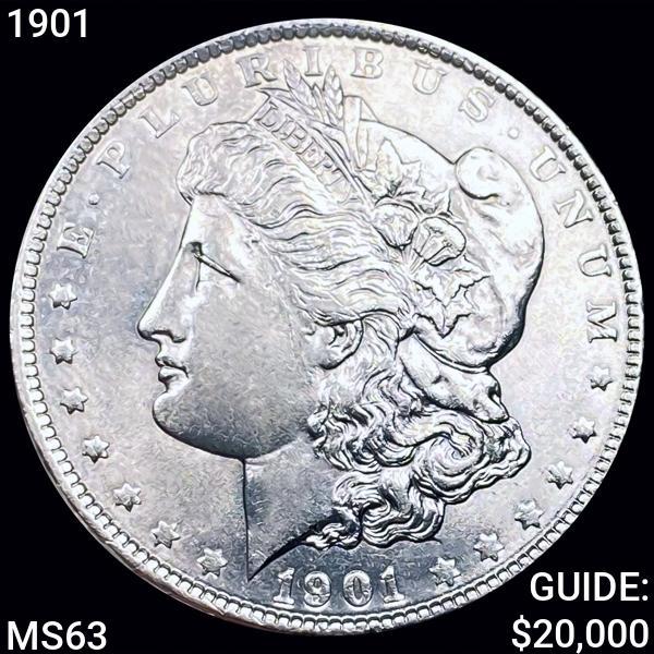 1901 Morgan Silver Dollar CHOICE BU (1 of 2)