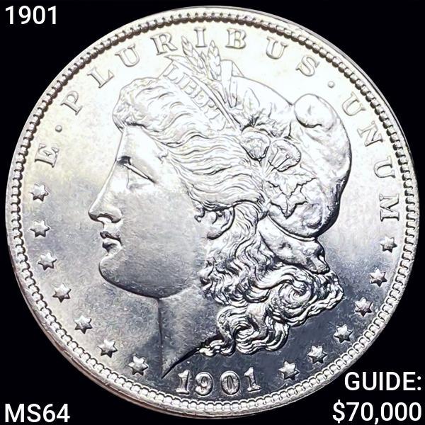 1901 Morgan Silver Dollar CHOICE BU (1 of 2)