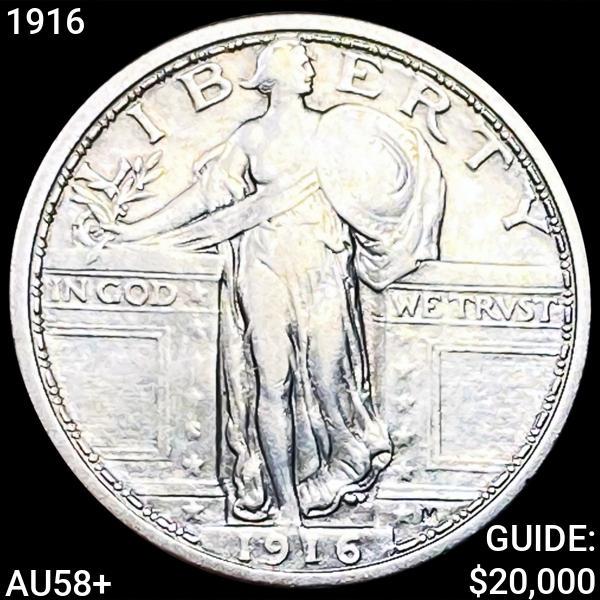 1916 Standing Liberty Quarter CHOICE AU+ (1 of 2)