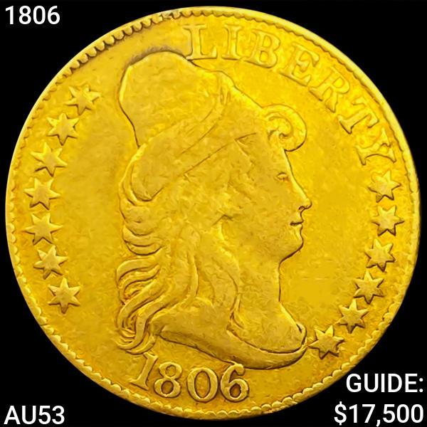 1806 $5 Gold Half Eagle CHOICE AU (1 of 2)