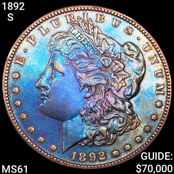 1892-S Morgan Silver Dollar UNCIRCULATED (1 of 2)