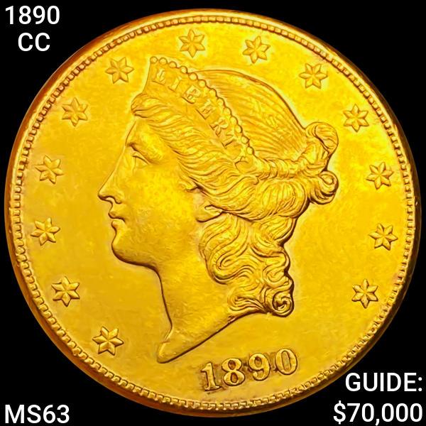 1890-CC $20 Gold Double Eagle CHOICE BU (1 of 2)