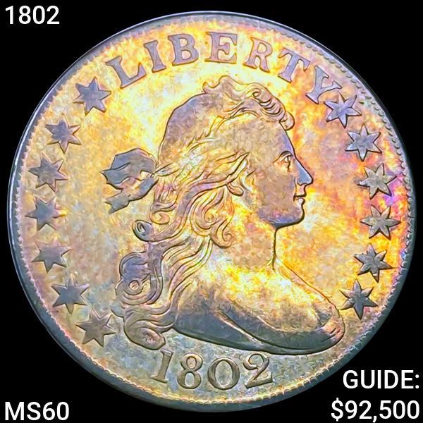 1802 Draped Bust Half Dollar UNCIRCULATED (1 of 2)