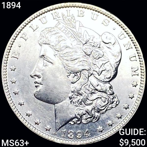 1894 Morgan Silver Dollar CHOICE BU+ (1 of 2)