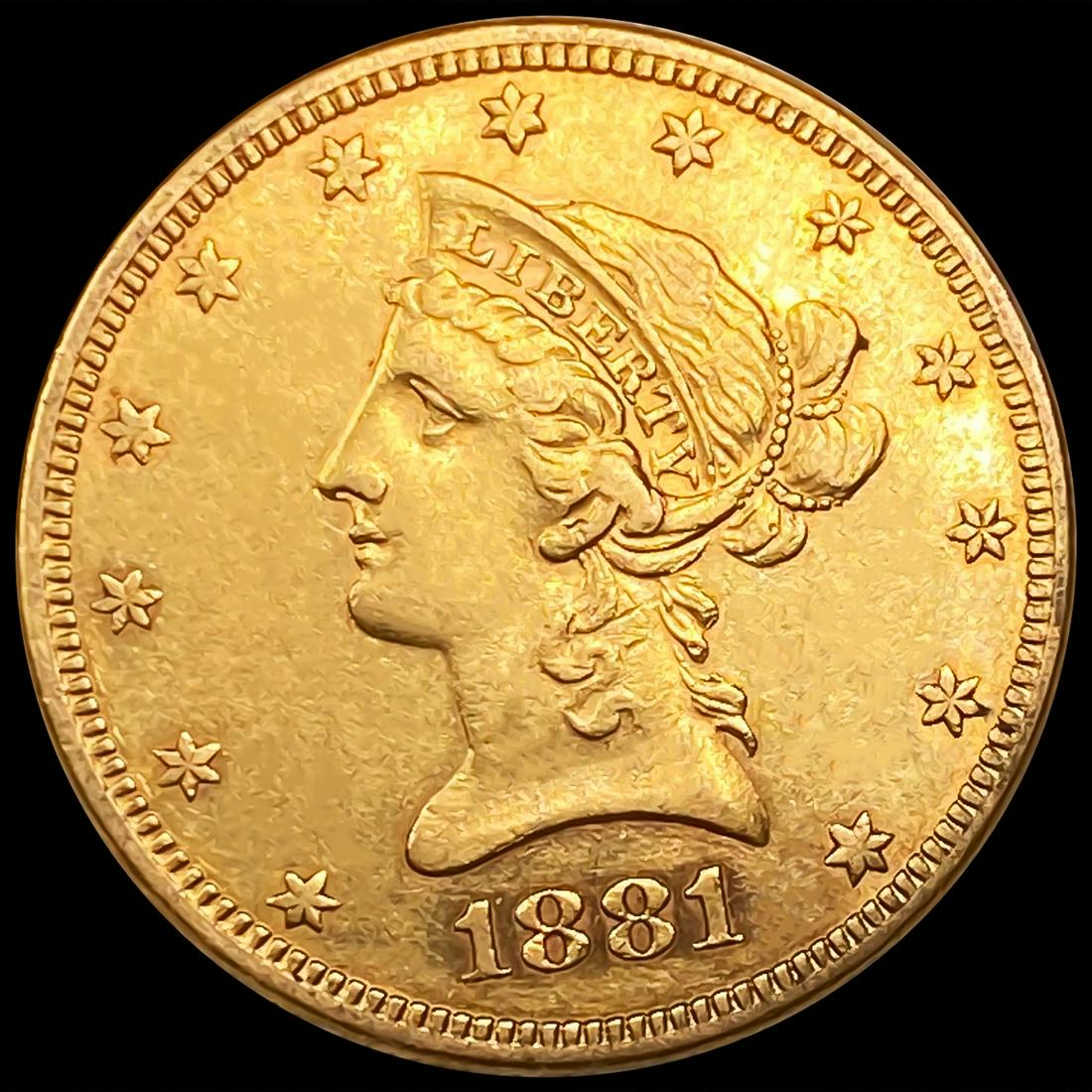 1881-S $10 Gold Eagle CLOSELY UNCIRCULATED (1 of 2)