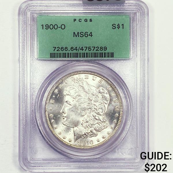 1900-O Morgan Silver Dollar PCGS - MS64 (1 of 2)
