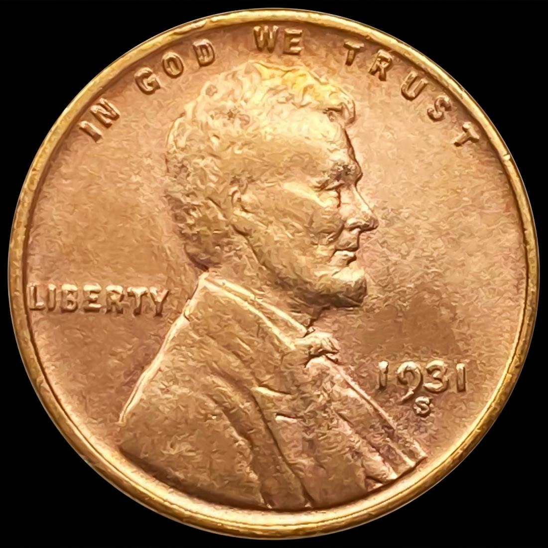 1931-S Wheat Cent CLOSELY UNCIRCULATED (1 of 2)