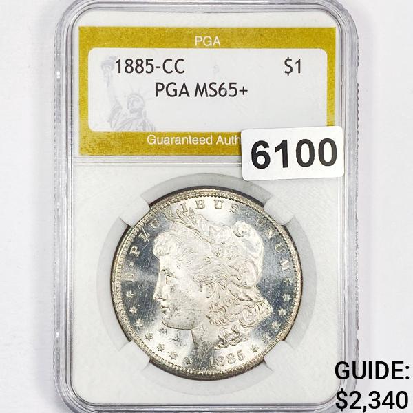 1885-CC Morgan Silver Dollar PGA - MS65+ (1 of 2)