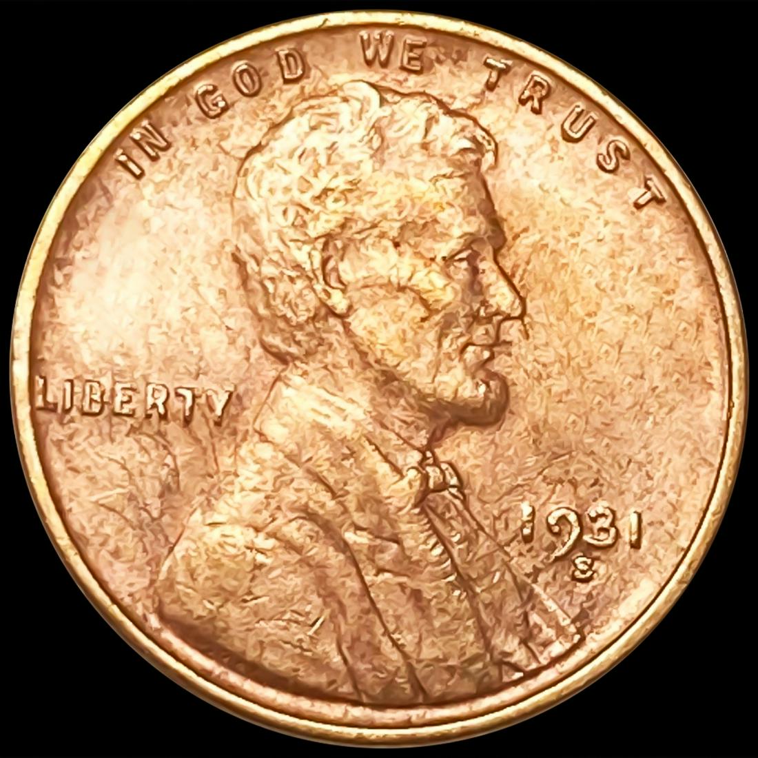 1931-S Wheat Cent CLOSELY UNCIRCULATED (1 of 2)