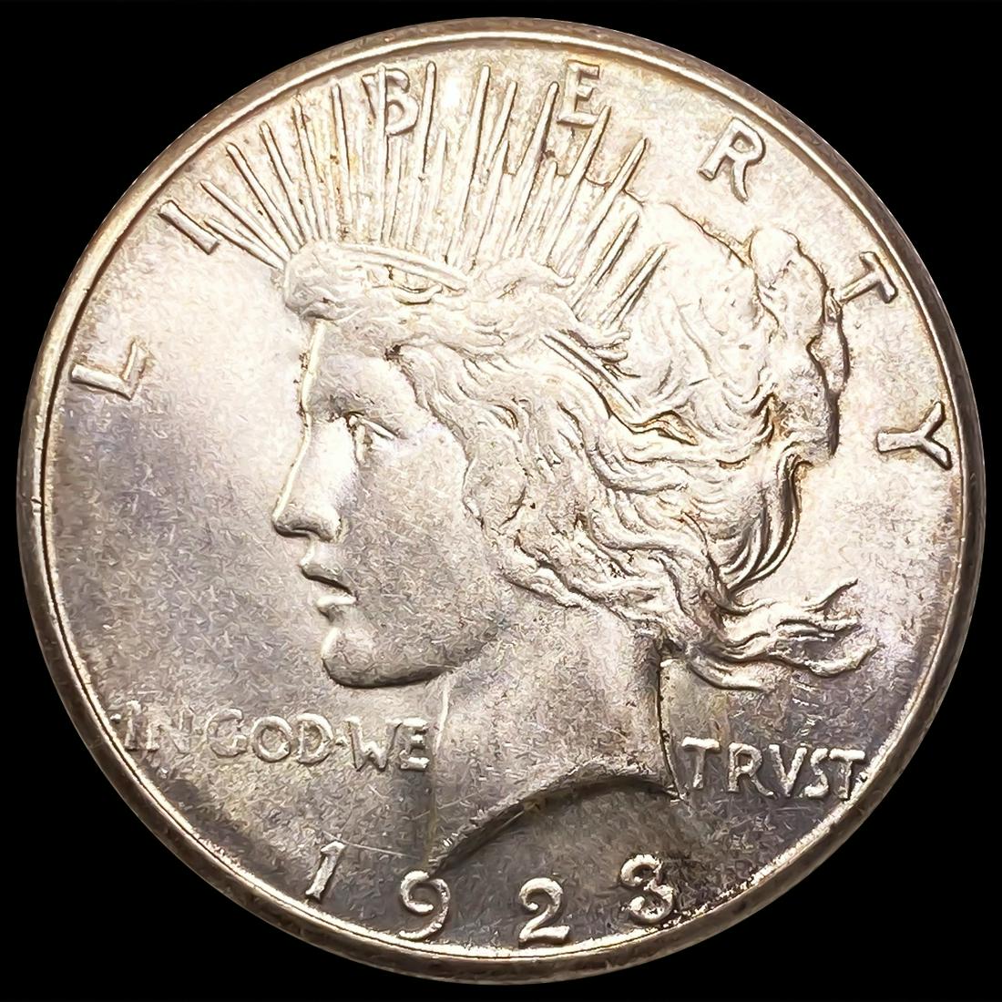 1923-S Silver Peace Dollar CLOSELY UNCIRCULATED (1 of 2)