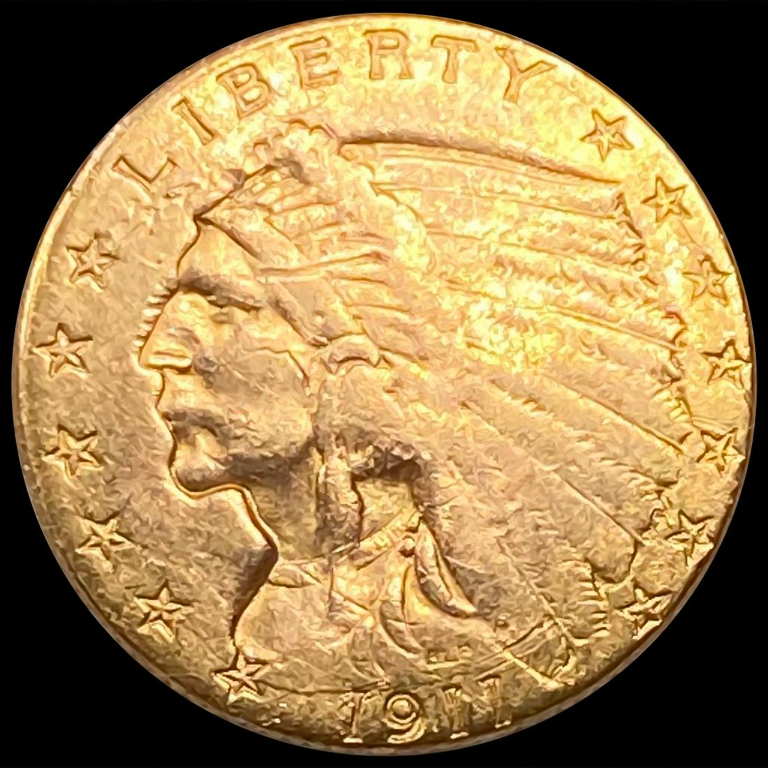 1911 $2.50 Gold Quarter Eagle NEARLY UNCIRCULATED (1 of 2)