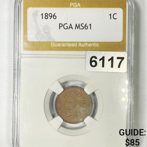 1896 Indian Head Cent PGA - MS61 (1 of 2)
