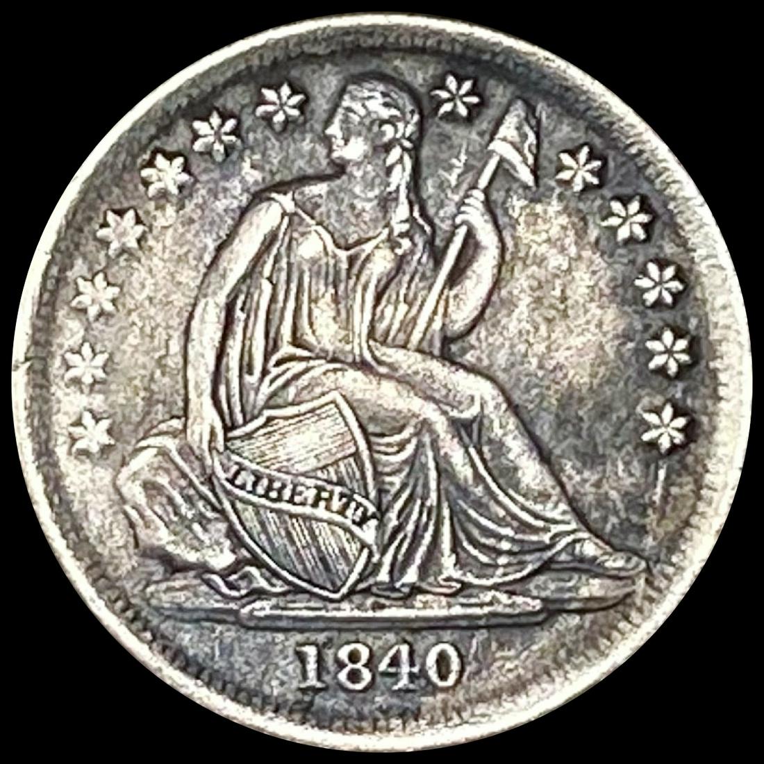 1840-O Seated Liberty Dime NEARLY UNCIRCULATED (1 of 2)
