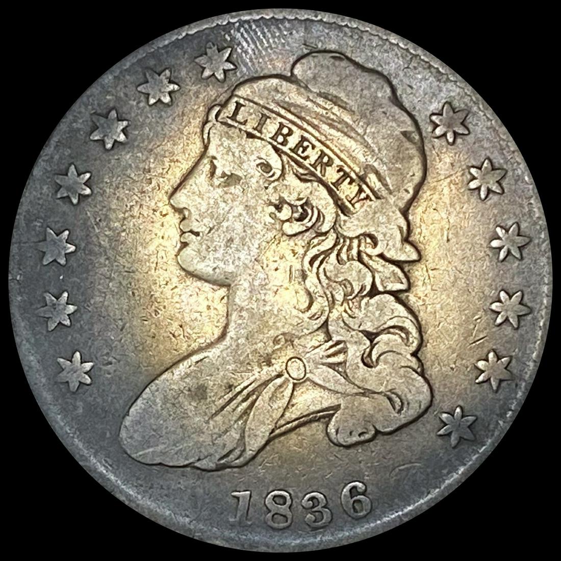1836 Capped Bust Half Dollar NICELY CIRCULATED (1 of 2)