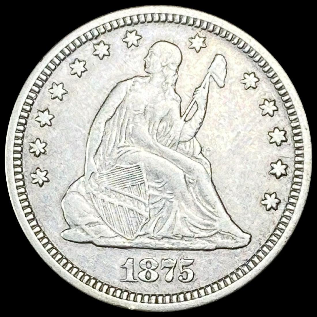 1875 Seated Liberty Quarter LIGHTLY CIRCULATED (1 of 2)