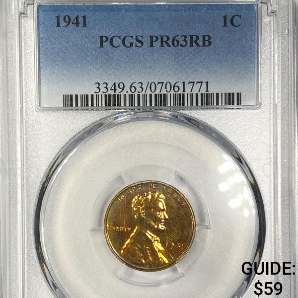 1941 Wheat Cent PCGS - PR63RB (1 of 2)