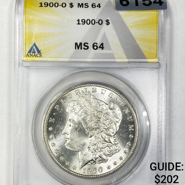 1900-O Morgan Silver Dollar ANACS - MS64 (1 of 2)